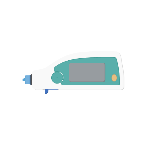 医療 看護 介護 病院 無料 フリー イラスト 素材 糖尿病 Diabetes 血糖測定器 Glucose meter 横型 Horizontal type